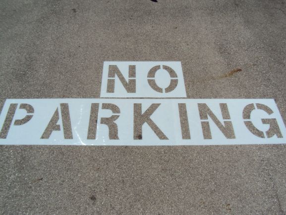 ALDI Parking Lot Stencils