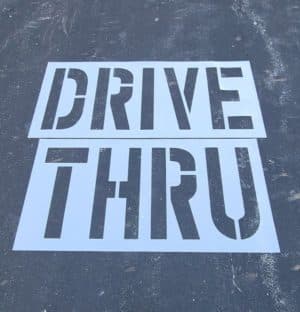 Drive-Thru-Stencil