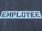 EMPLOYEE-Parking-Lot-Stencil