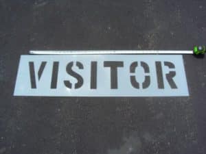 Visitor-Parking-Lot-Stencil-Eight