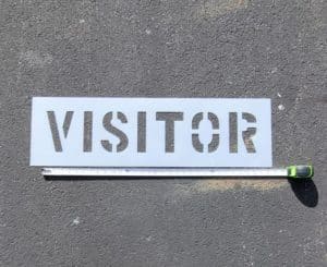 VISITOR-Parking-Lot-Stencil-Six