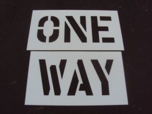 ONE-WAY-Parking-Lot-Stencil-12