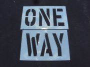 ONE-WAY-Parking-Lot-Stencil