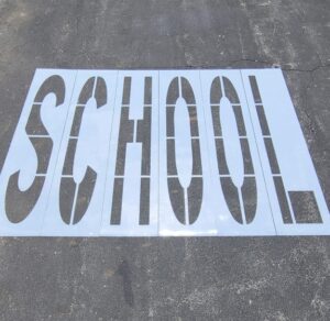 SCHOOL-Stencil