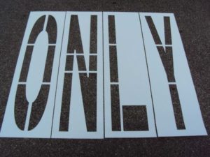 Stencil Ease 36-in Parking Lot Kit Paint Stencil KCC0020 At