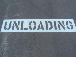 UNLOADING-Parking-Lot-Stencil