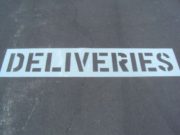 DELIVERIES-Parking-Lot-Stencil