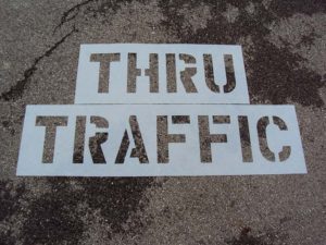 THRU-TRAFFIC-Parking-Lot-Stencil-12