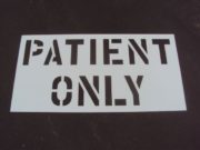 Patient-Only-Parking-Lot-Stencil