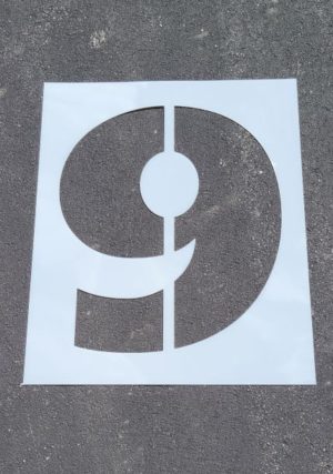 WalMart-Number-Stencil-9