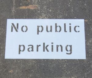IKEA-No-public-parking-Stencil